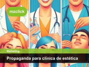 Propaganda para clínica de estética